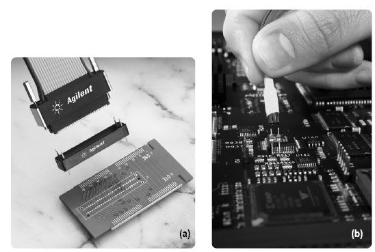 圖1. 這些照片對&ldquo;設計中包括連接&rdquo;的探頭和&ldquo;事后連接&rdquo;的探頭進行比較。