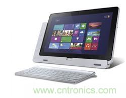 Acer變形筆記本產品，為利用OGS觸屏技術強化產品的薄化設計