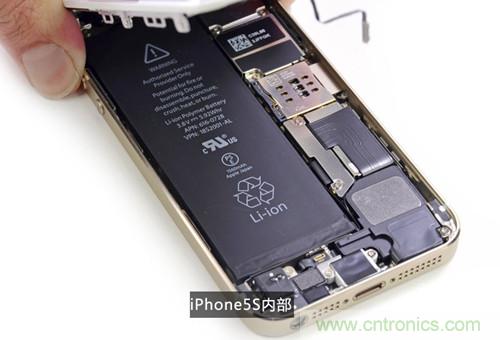 土豪金iPhone 5S拆解：內部結構升級，維修難度增加
