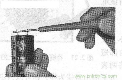 電容放電方法示意圖