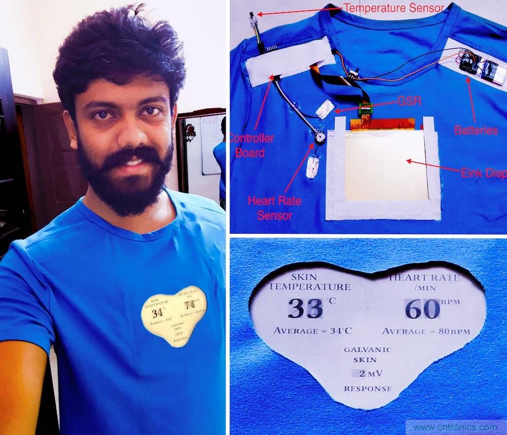 如何DIY一款能監控個人情緒的電子T恤？