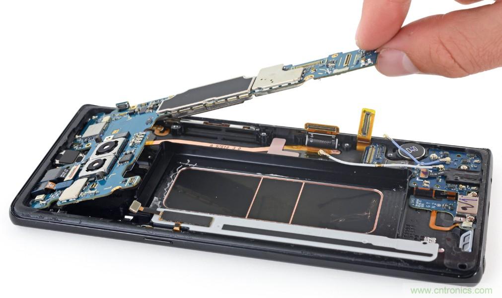 三星Note 8拆解,模塊化+分離式設計成趨勢?
