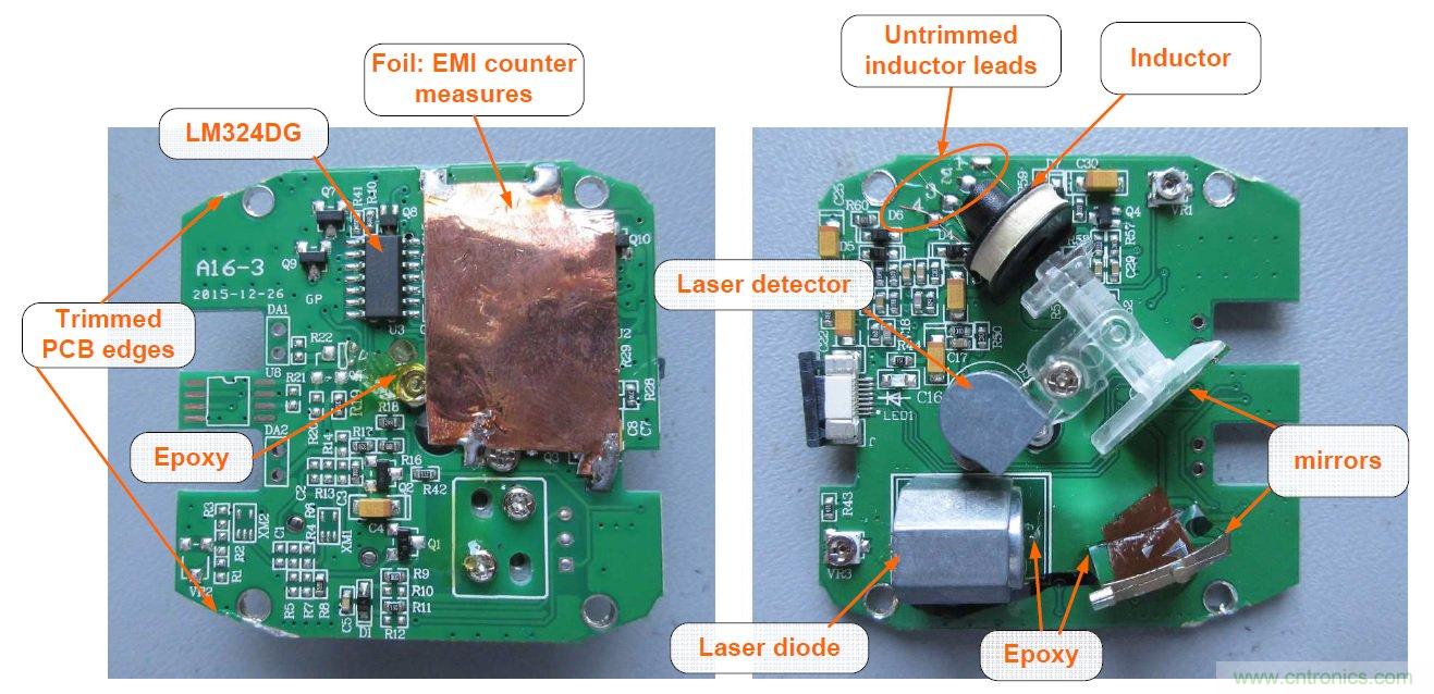 拆解45美元的藍(lán)牙無(wú)線條碼掃描槍，發(fā)現(xiàn)里面鏡中有鏡