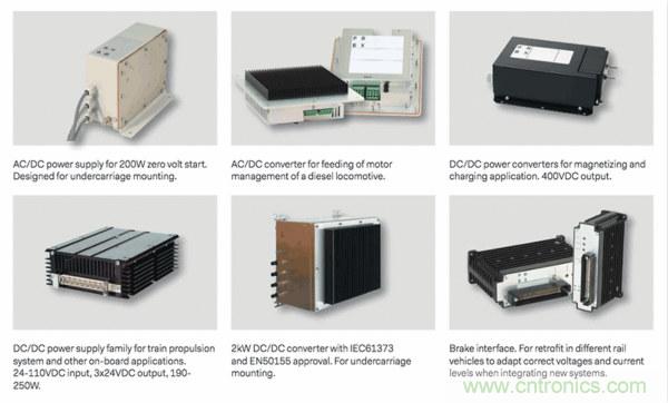 電動軌道牽引系統需要專門的電源管理