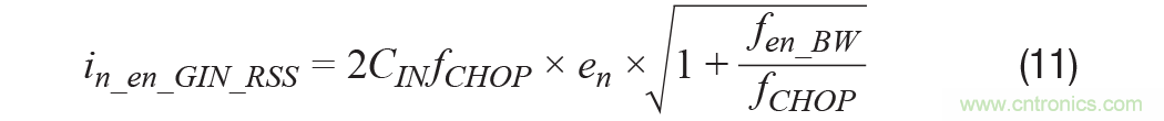 分析斬波運算放大器中輸入電流噪聲和偶次諧波折疊效應 分析斬波運算放大器中輸入電流噪聲和偶次諧波折疊效應