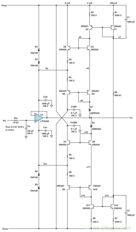 低壓變高壓,運算放大器自舉實現更優性能! 低壓變高壓,運算放大器自舉實現更優性能!
