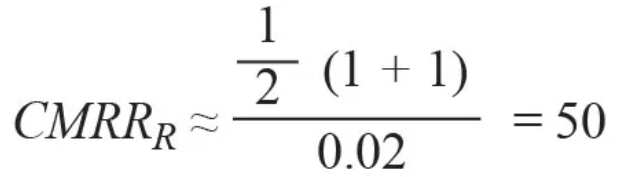 提高差分放大器的共模抑制比，電阻的選擇很關鍵