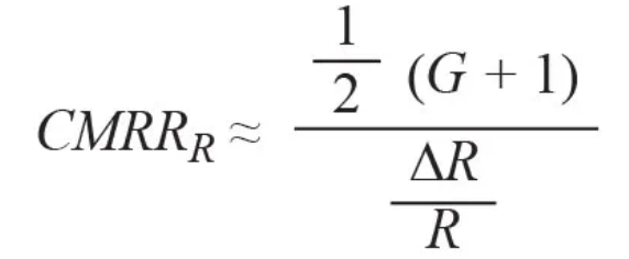 提高差分放大器的共模抑制比，電阻的選擇很關鍵
