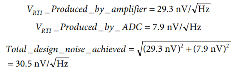 為實現正確信號調理的噪聲計算
