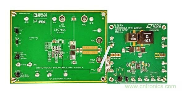 通過5 V至24 V輸入提供雙極性、雙向DC-DC流入和流出電流