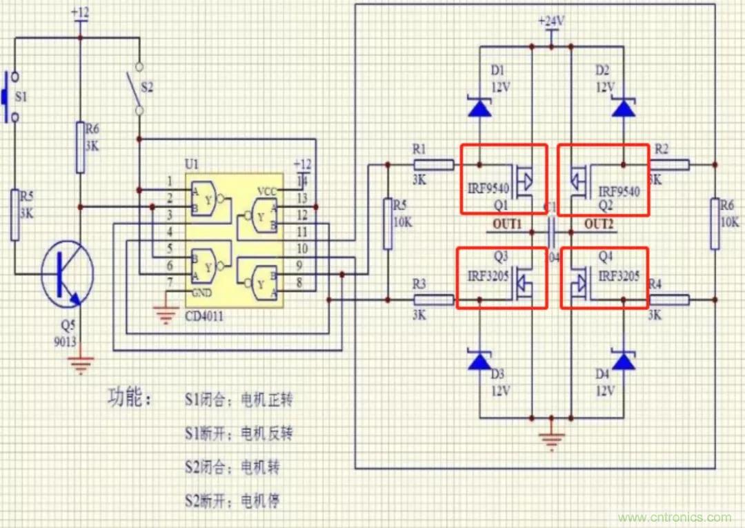 用H橋驅(qū)動直流電機(jī)的效率計(jì)算方法 用H橋驅(qū)動直流電機(jī)的效率計(jì)算方法