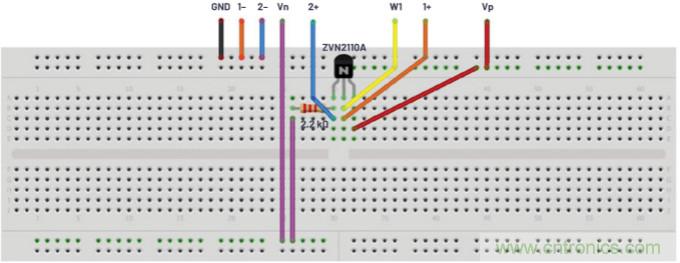 ADALM2000實驗:源極跟隨器(NMOS)