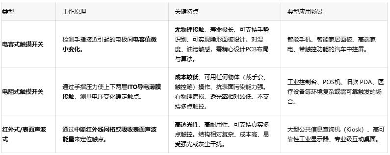 深度剖析觸摸開關的工作原理與設計優勢 深度剖析觸摸開關的工作原理與設計優勢